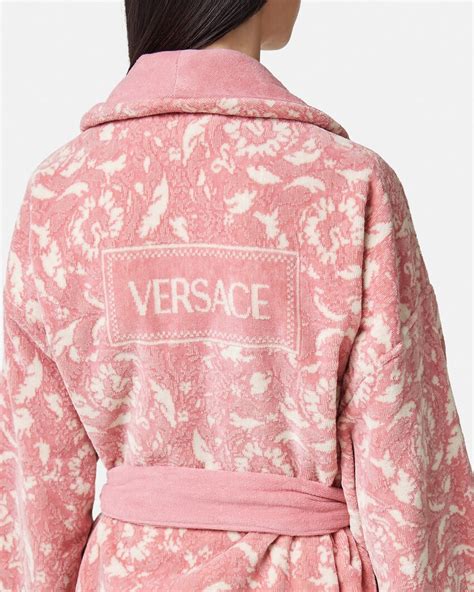 versace pink robe price|versace housecoat.